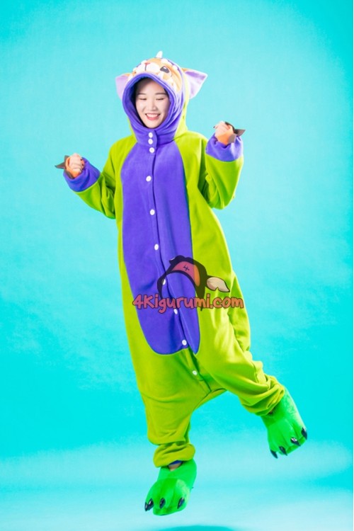 The Missing Link Dino Gnar Kigurumi LOL Onesies