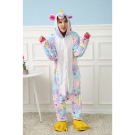 Flannel Phantasy Star Unicorn Kigurumi Pajamas