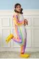 Flannel Rainbow Unicorn Kigurumi Pajamas