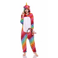 Flannel Unicorn Red Scale Kigurumi Onesies