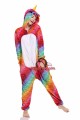 Flannel Unicorn Red Scale Kigurumi Onesies