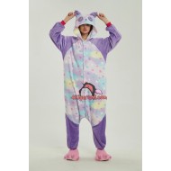 Flannel Starry Sky Panda Kigurumi Onesie