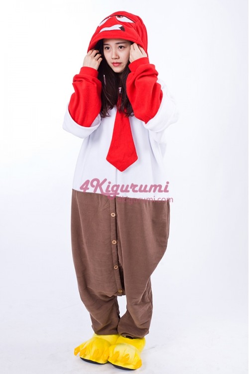 Anger Cartoon Onesie Inside Out Kigurumi Pajamas