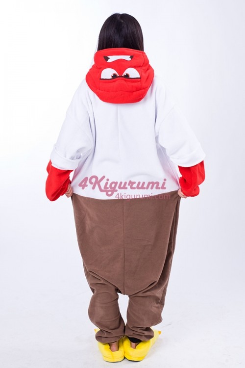 Anger Cartoon Onesie Inside Out Kigurumi Pajamas