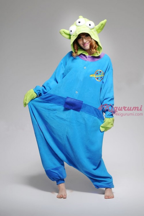 Little Green Men Kigurumi Animal Onesie