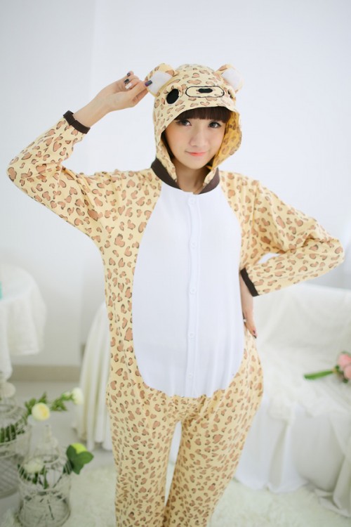 Leopard Kigurumi Disney Cotton Onesies