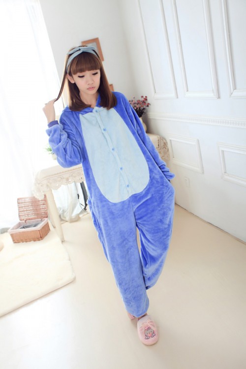 Flannel Stitch Kigurumi Disney Pajamas