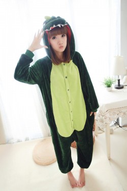 Flannel Tyrannosaurus Rex Kigurumi Jurassic World Onesies