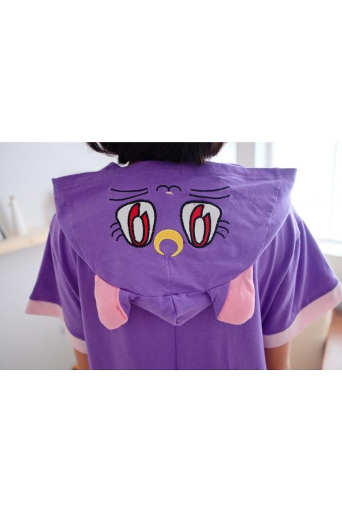 Sailor Moon Cat Kigurumi Short Sleeve Pajamas