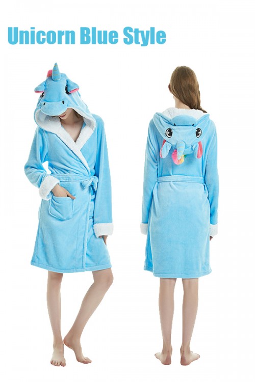 Flannel Unicorn Adult Robes Collections