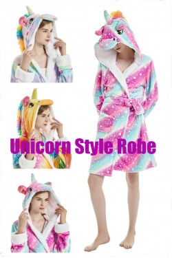 Flannel Unicorn Adult Robes Collections