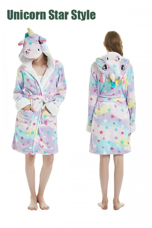 Flannel Unicorn Adult Robes Collections