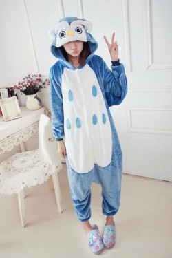 Flannel Owl Kigurumi Lovers Animal Onesies