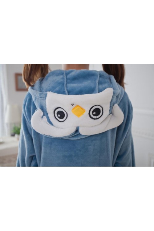 Flannel Owl Kigurumi Lovers Animal Onesies