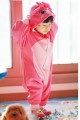 Pink Bear Baby Animal Onesie