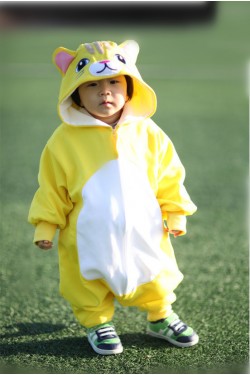 Yellow Cat Baby Animal Onesie