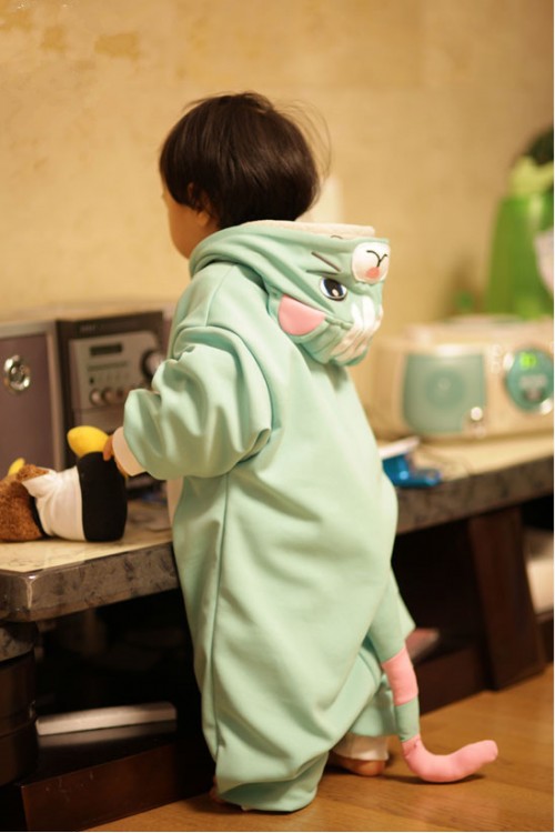 Blue Cat Baby Animal Pajama