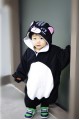 Black Cat Baby Kigurumi Onesie