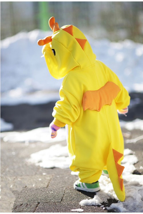 Yellow Dragon  Baby Animal Onesie