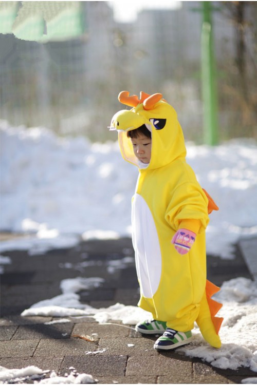 Yellow Dragon  Baby Animal Onesie