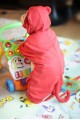 Red Monkey Baby Animal Onesie