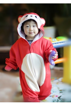 Red Monkey Baby Animal Onesie