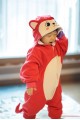 Red Monkey Baby Animal Onesie