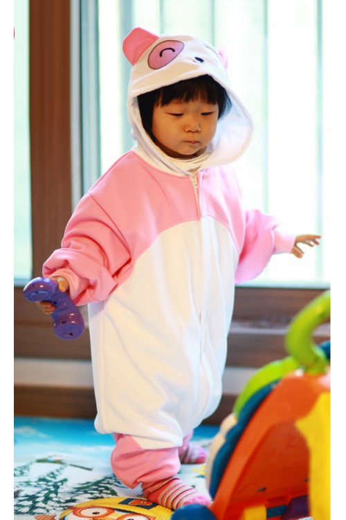 Pink Panda Baby Animal Onesie