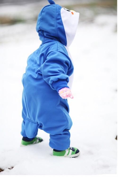 Blue Penguin Baby Animal Onesie