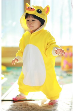 Yellow Pig Baby Animal Onesie