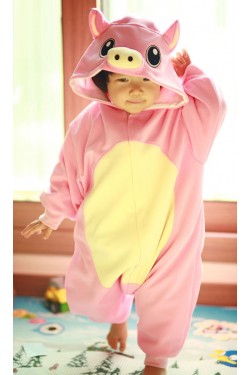 Pink Pig Baby Animal Onesie