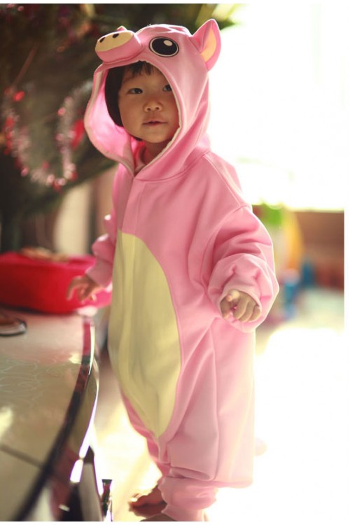 Pink Pig Baby Animal Onesie