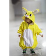 Yellow Bunny Baby Animal Onesie