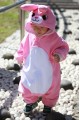 Pink Rabbit Animal Onesie