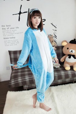 Flannel Hippo Kigurumi Lovers Animal Onesies