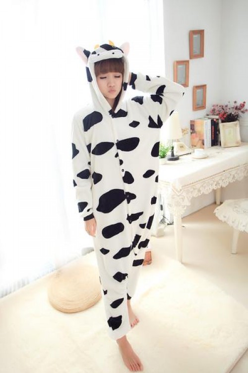 Flannel Cow Kigurumi Lovers Animal Onesies