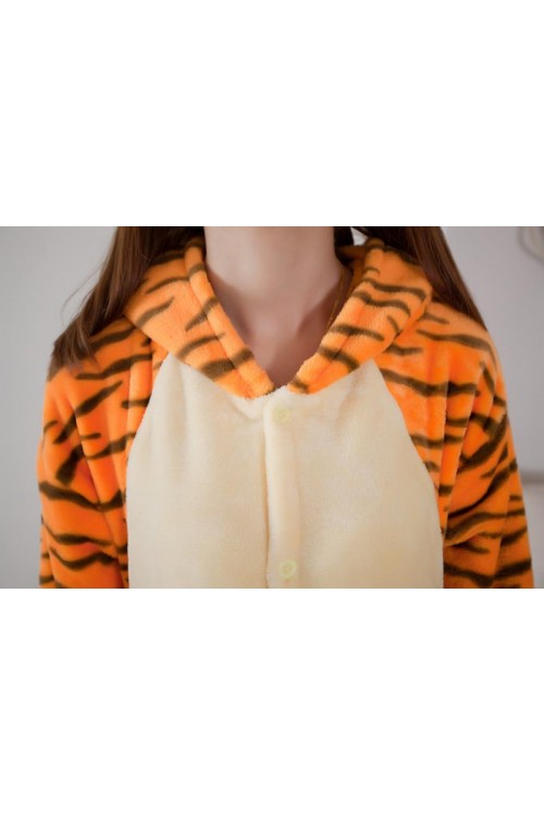 Flannel Tigger Kigurumi Lovers Cartoon Onesies