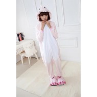 Flannel Pink Dinosaur Kigurumi Lovers Cartoon Onesies