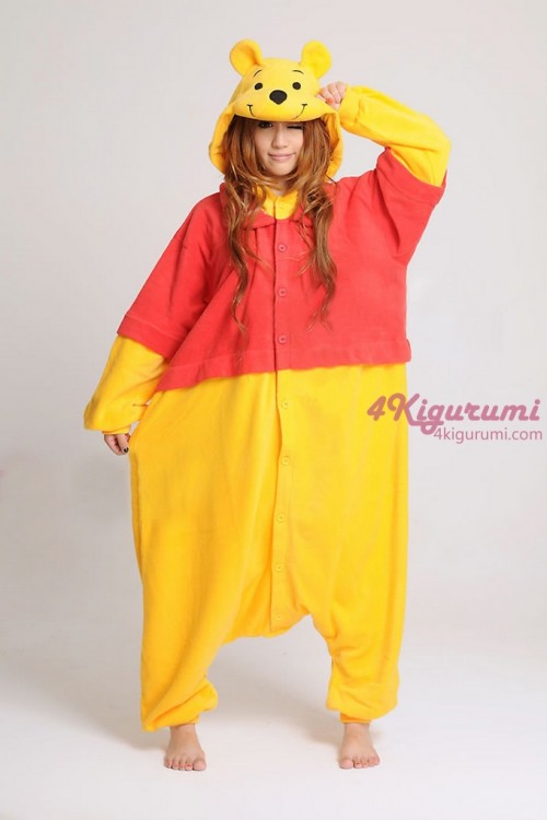 Winnie The Pooh Bear Kigurumi Animal Onesie