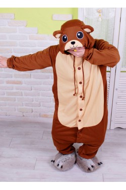 Brown Bear Kigurumi Animal Onesie
