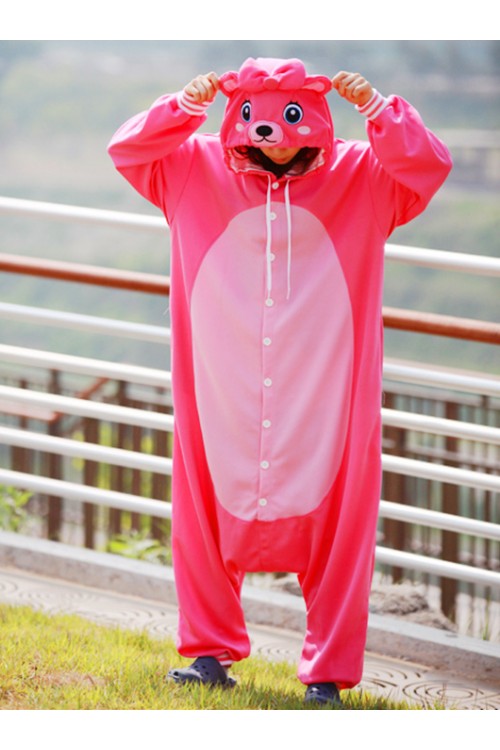 Pink Bear Onesie Animal Costumes