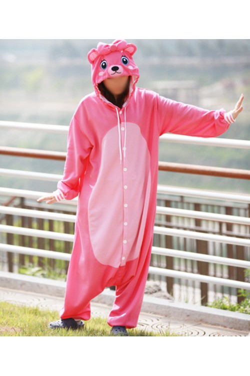 Pink Bear Onesie Animal Costumes