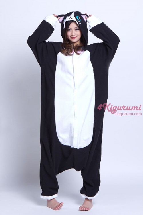 Black Cat Kigurumi Onesie