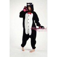 Black Cat Kigurumi Animal Onesie