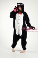 Black Cat Kigurumi Animal Onesie