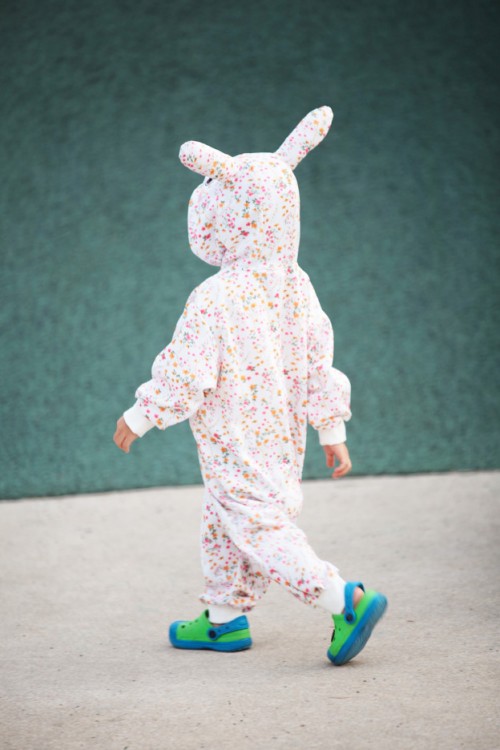 Flower Bunny Kigurumi 2015 Baby Animal Onesies