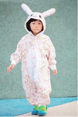 Flower Bunny Kigurumi 2015 Baby Animal Onesies