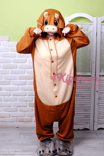 Bull Onesie Animal Costumes Kigurumi Pajamas 4kigurumi