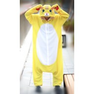 Yellow Cat Onesie Animal Costumes