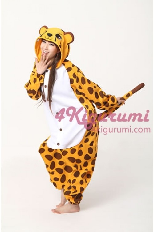 Cheetah Onesie Animal Costumes Kigurumi Pajamas